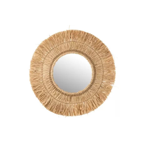 Miroir rond Raphia 62 cm