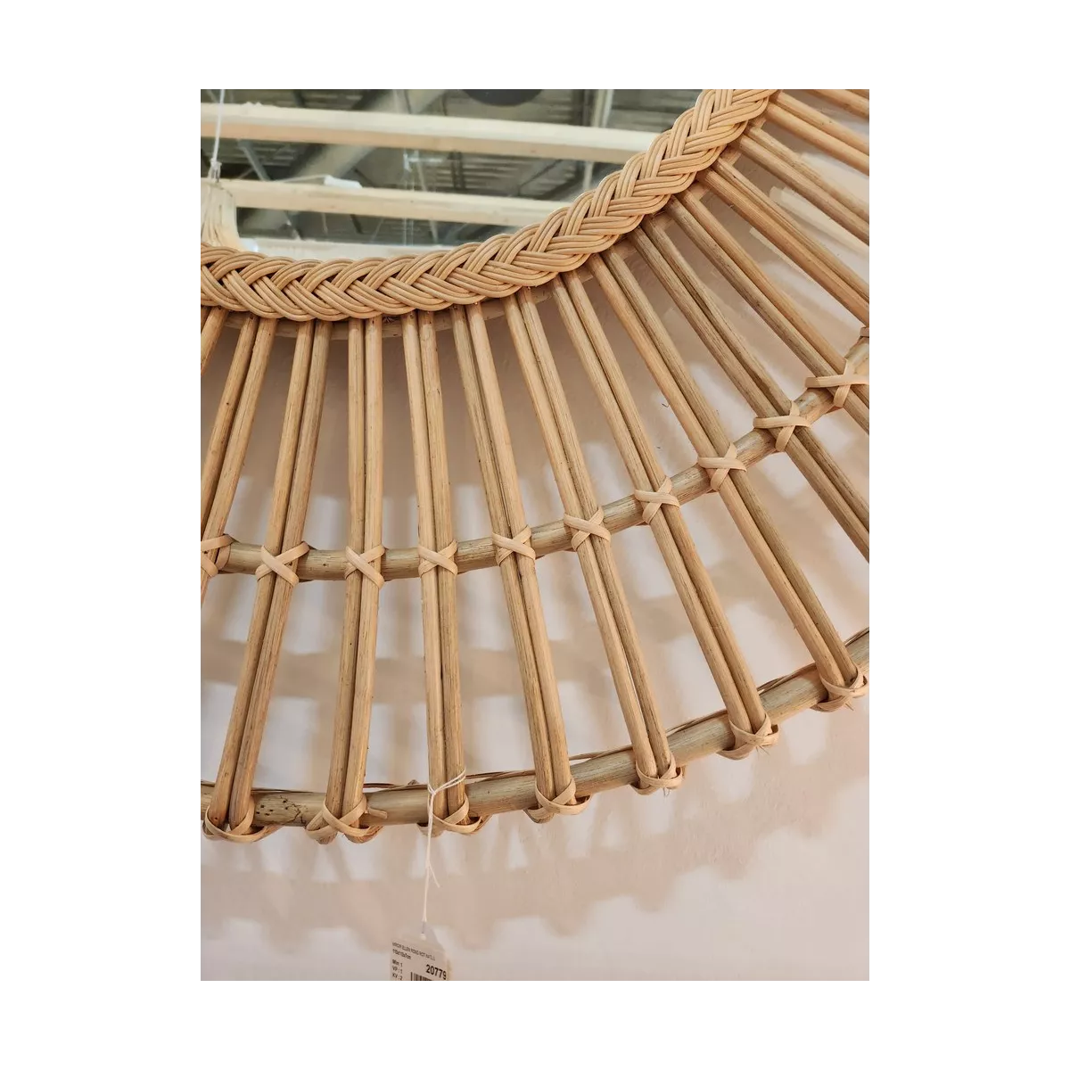 Miroir Rotin Naturel Ellen 110 cm