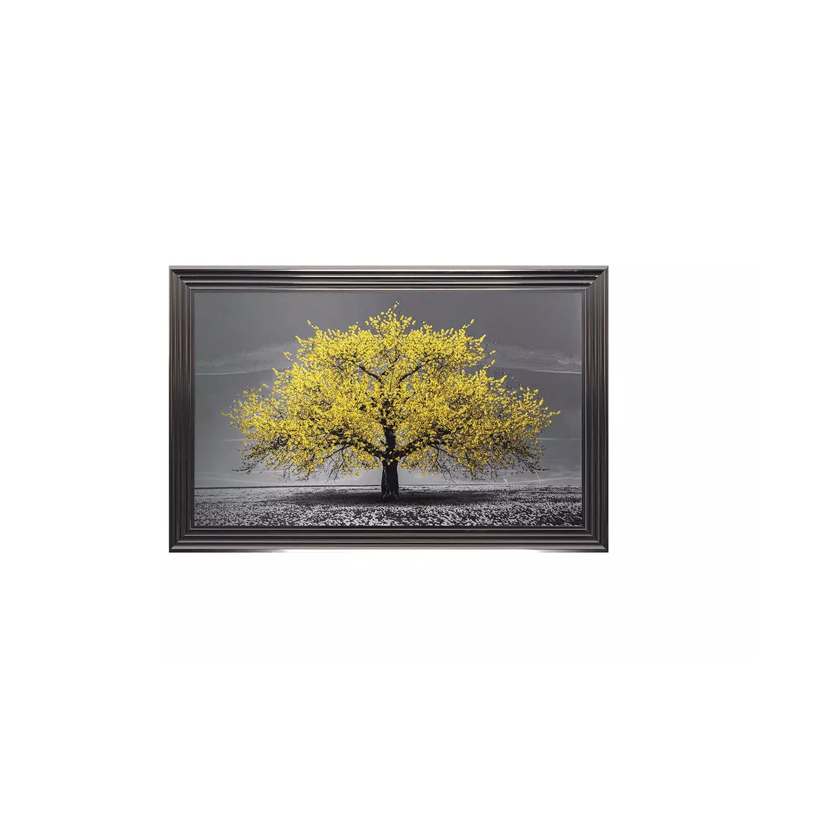Tableau Arbre Jaune liquide gel 116 x 76