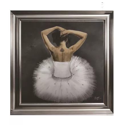 Tableau Danseuse Dos liquide gel 76x76