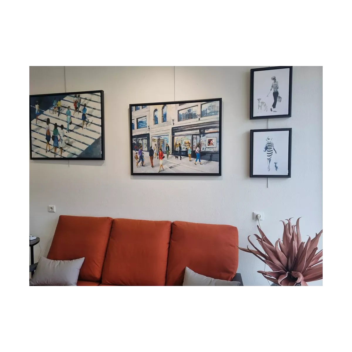 Tableau Passage Pieton 90x70