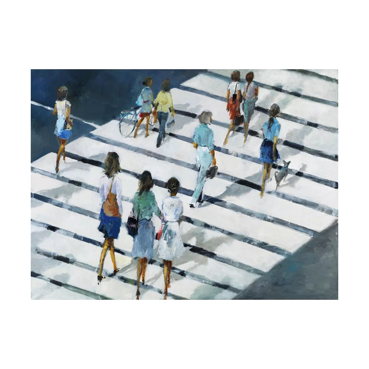 Tableau Passage Pieton 90x70