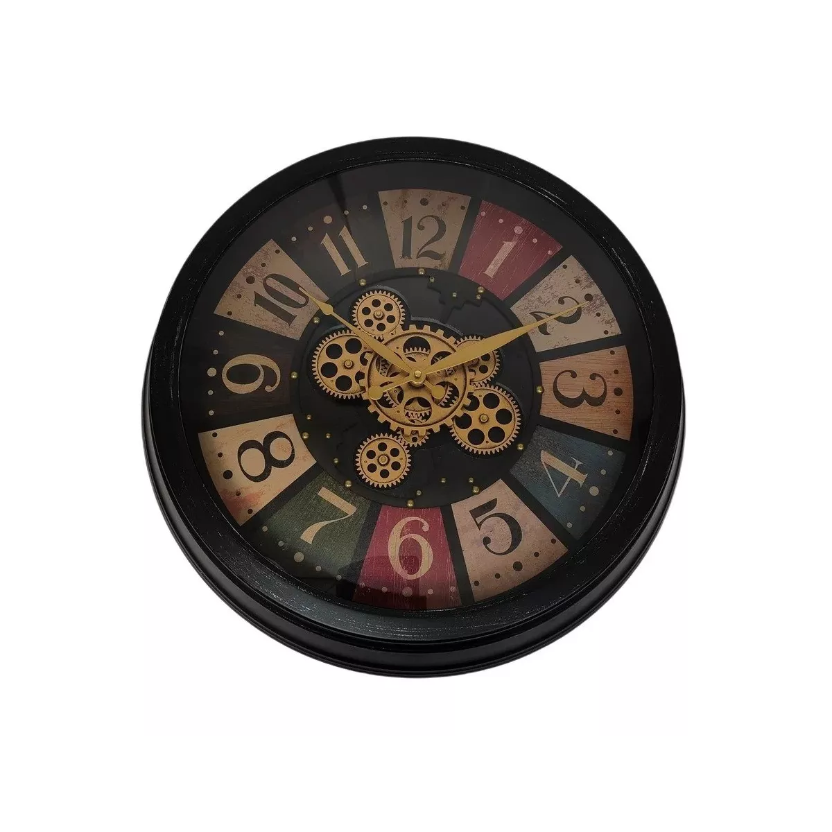 Horloge Industrielle Multicolore 60cm