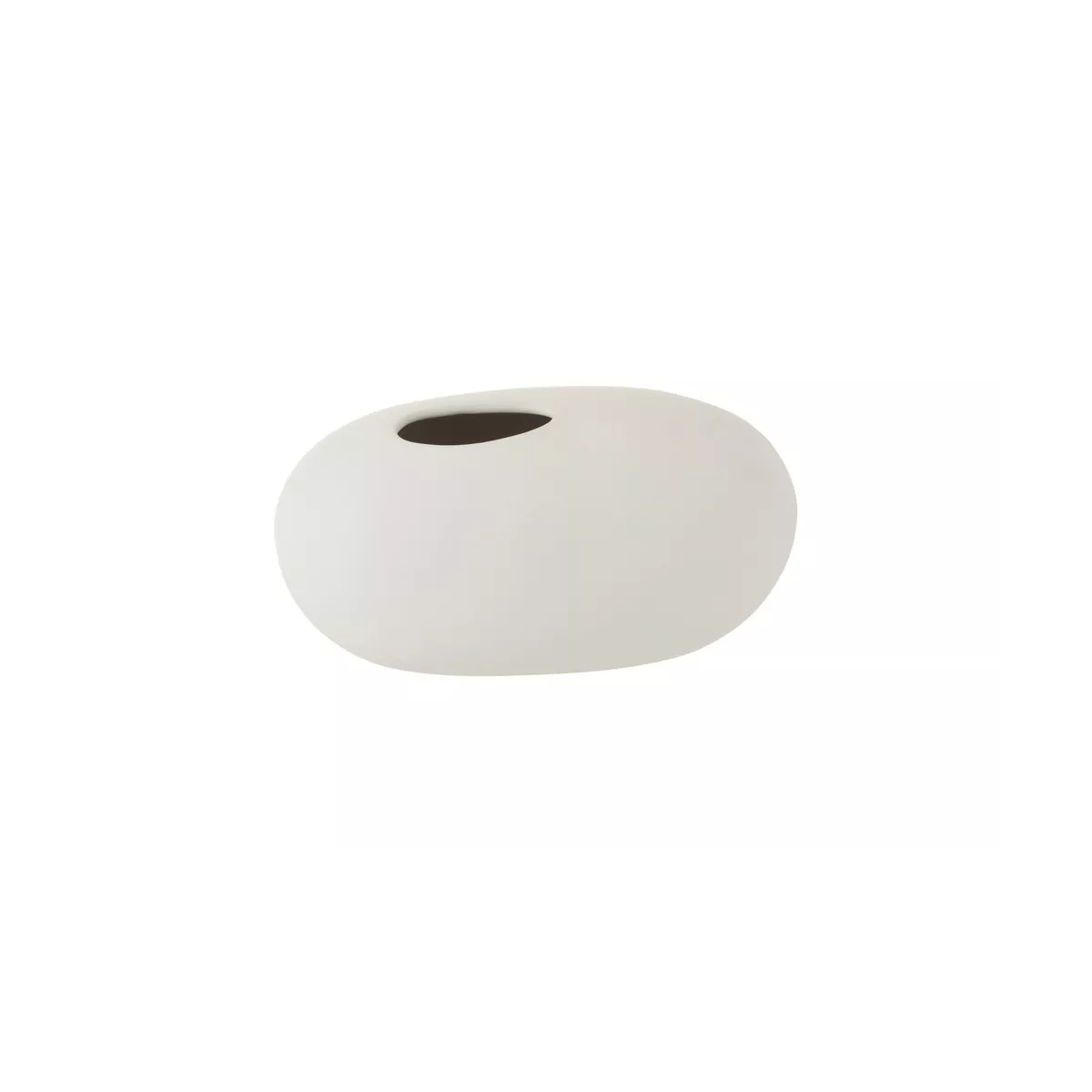 Vase  Galet Blanc