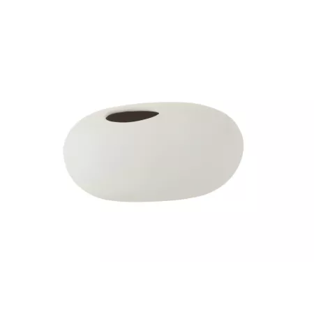 Vase  Galet Blanc