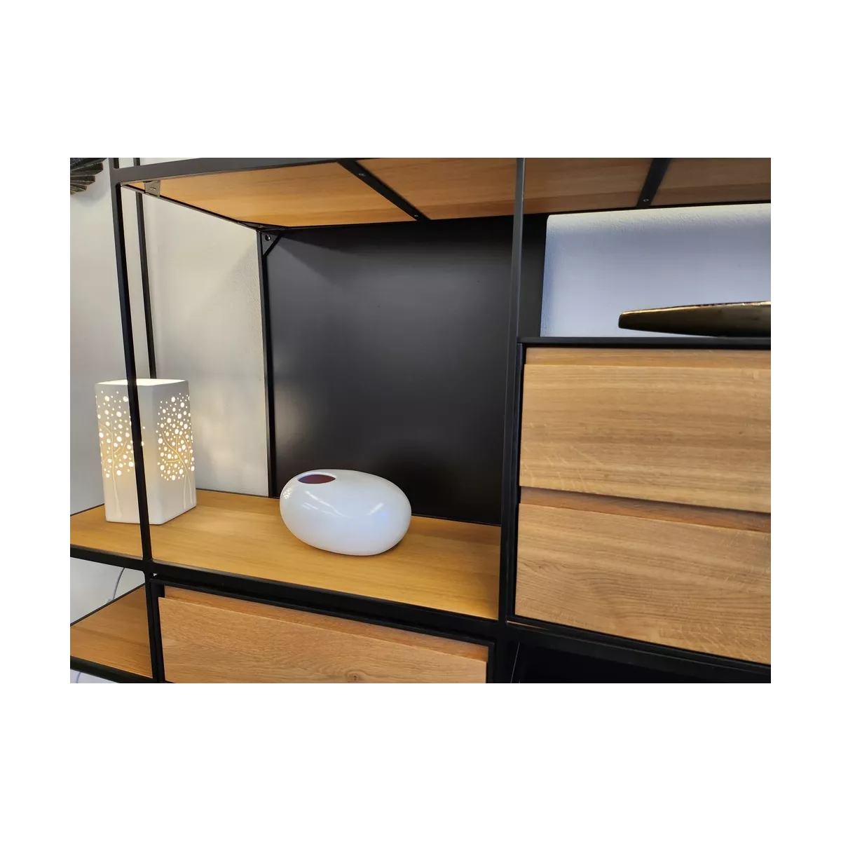 Vase  Galet Blanc