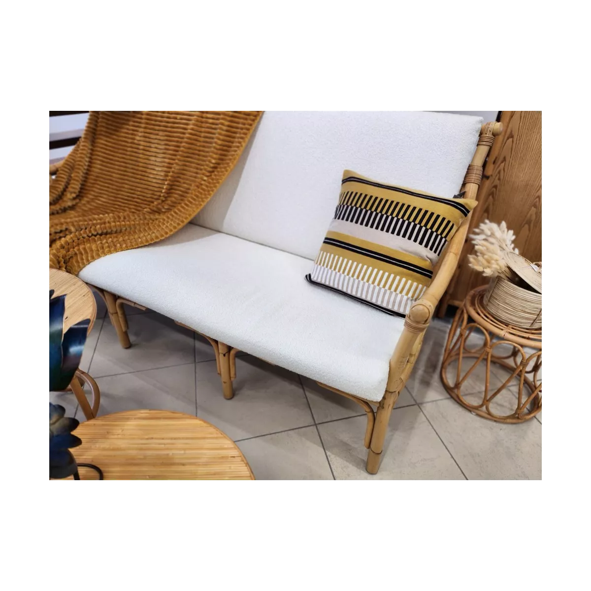 Coussin Brodé Eden 45x45