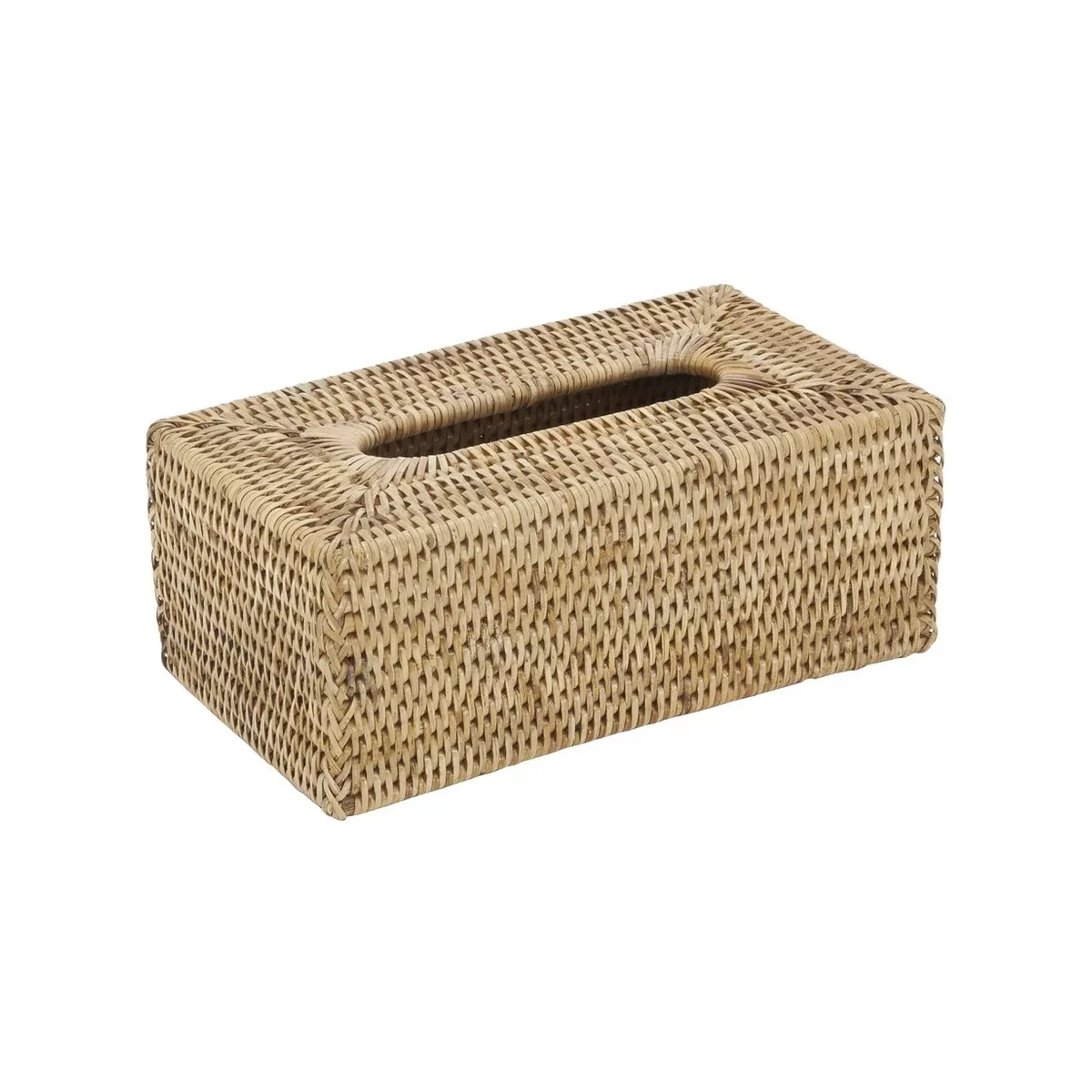 Boite à mouchoirs en Rotin Naturel 26 cm