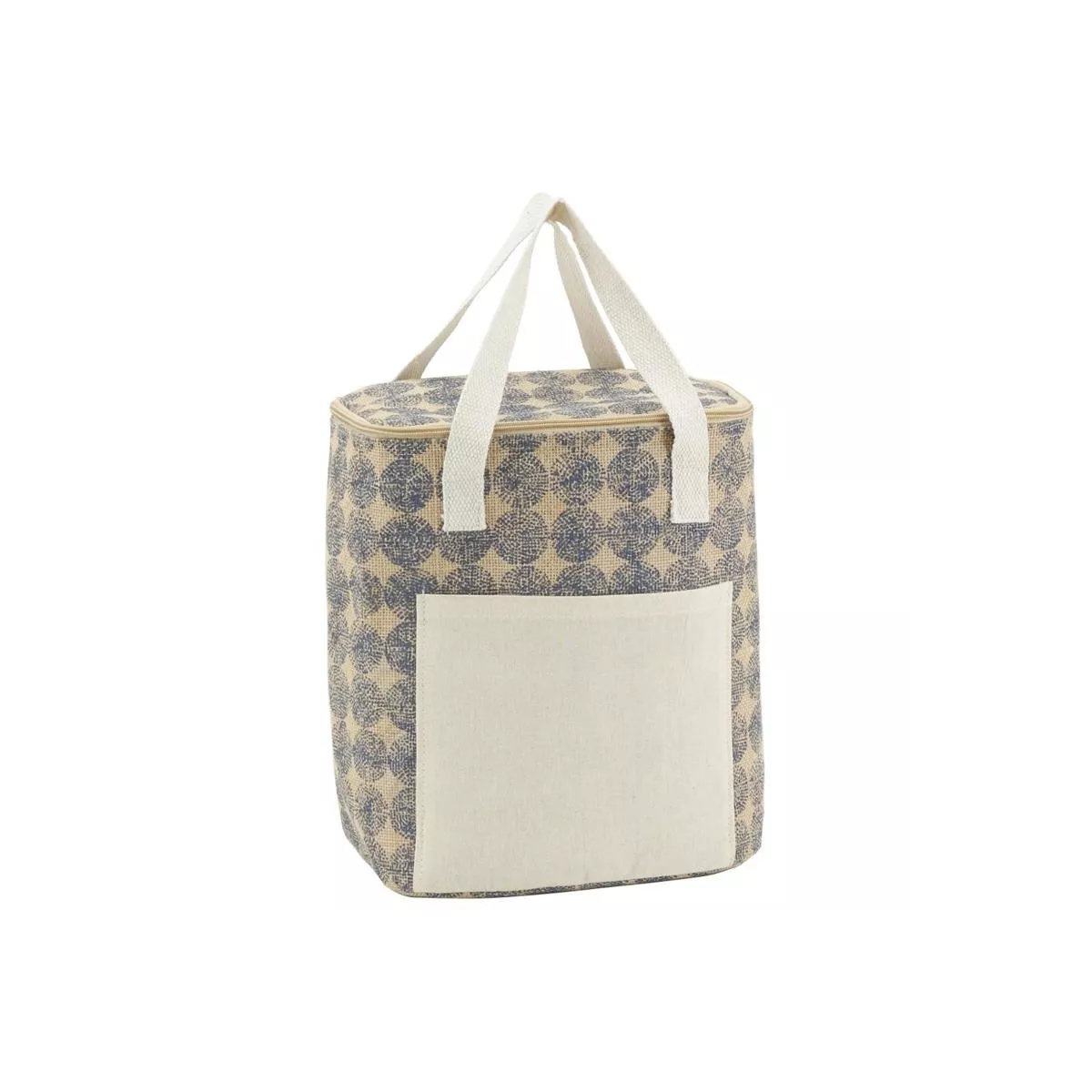 Sac lunch en jute + isotherme 25x15