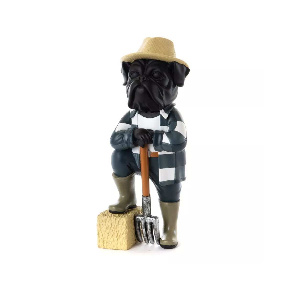 Statue Chien Fermier h35