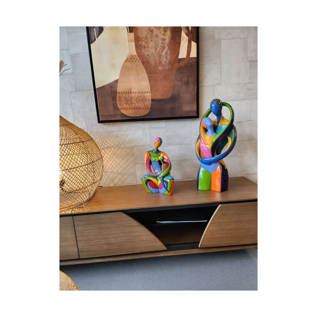 Statue Rainbow Couple H.66cm