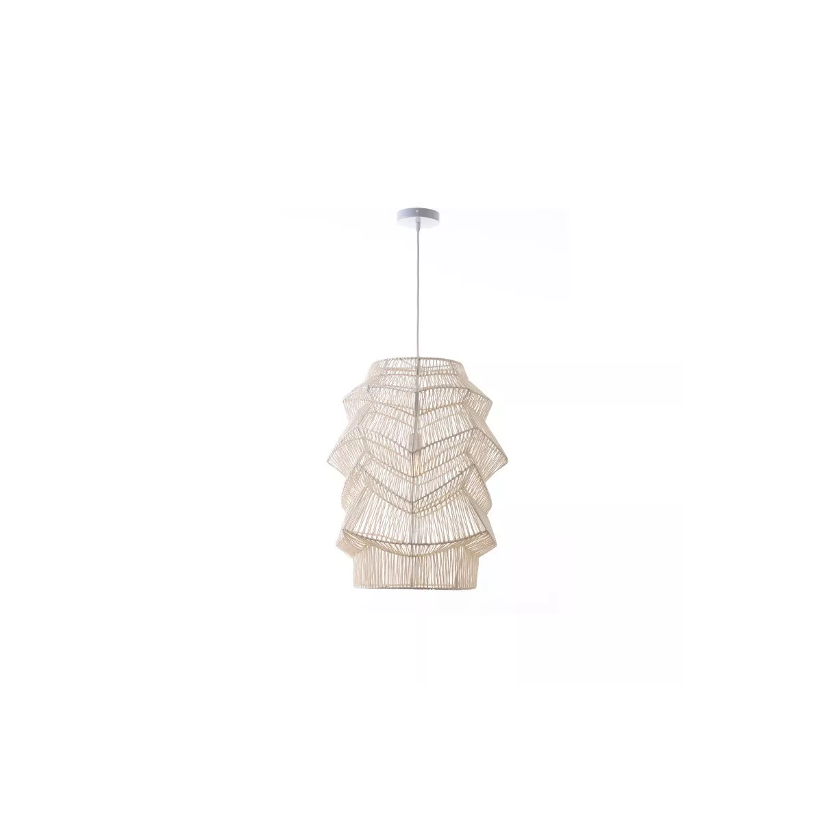 Suspension Alicia Blanc H.60cm