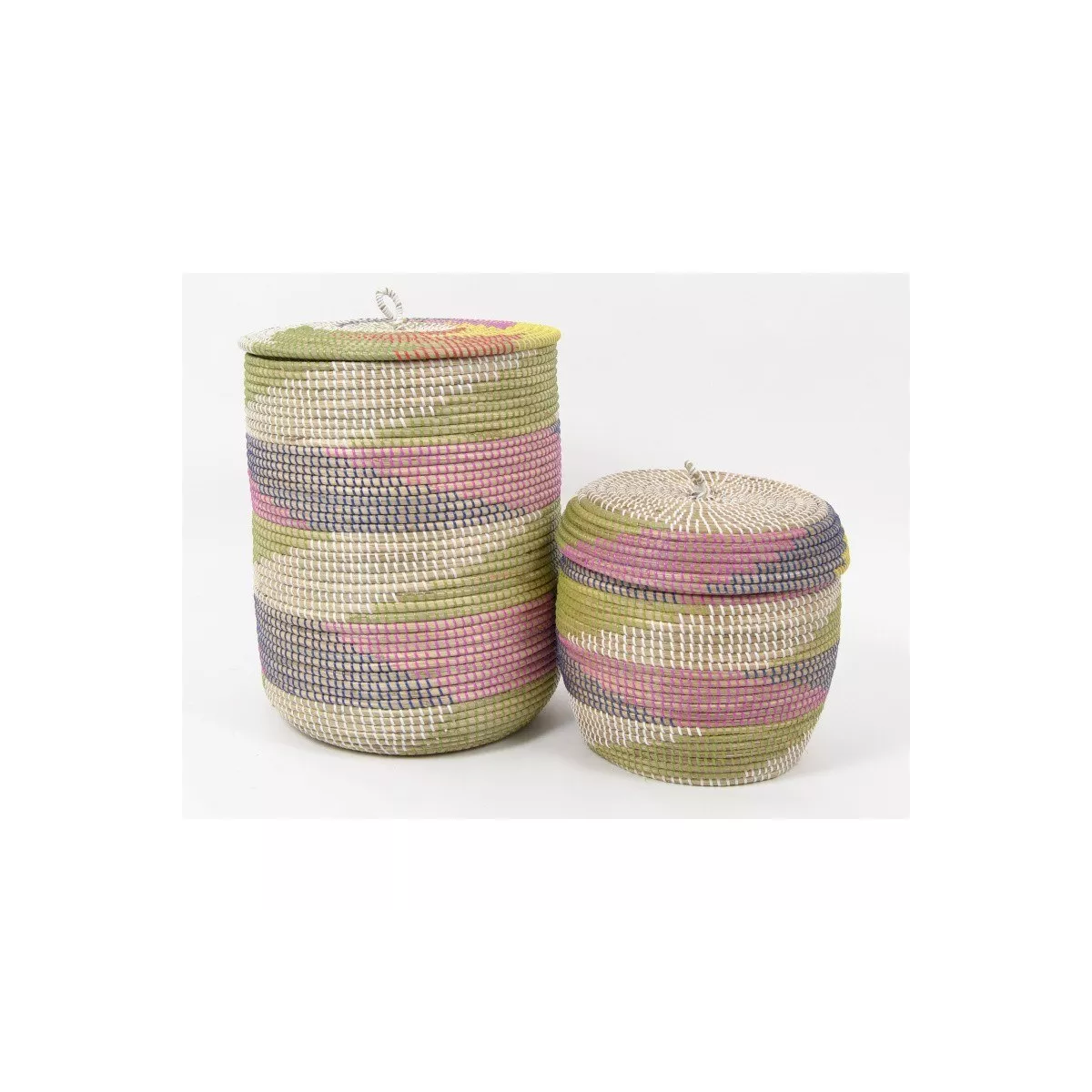 Panière à linge en Jonc Colors H.50cm