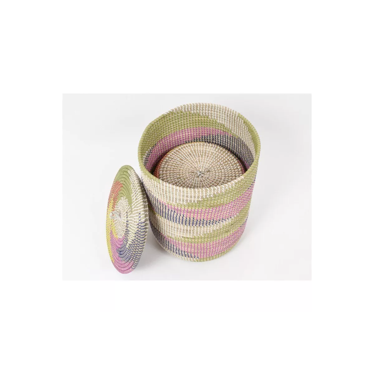 Panière à linge en Jonc Colors H.50cm