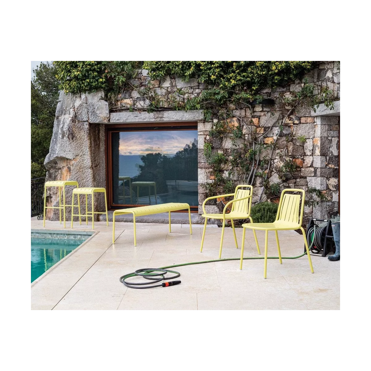 Chaise Easy Citron