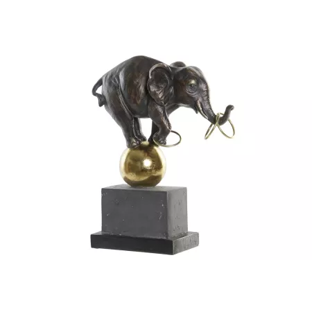 Statue Elephant sur boule h41