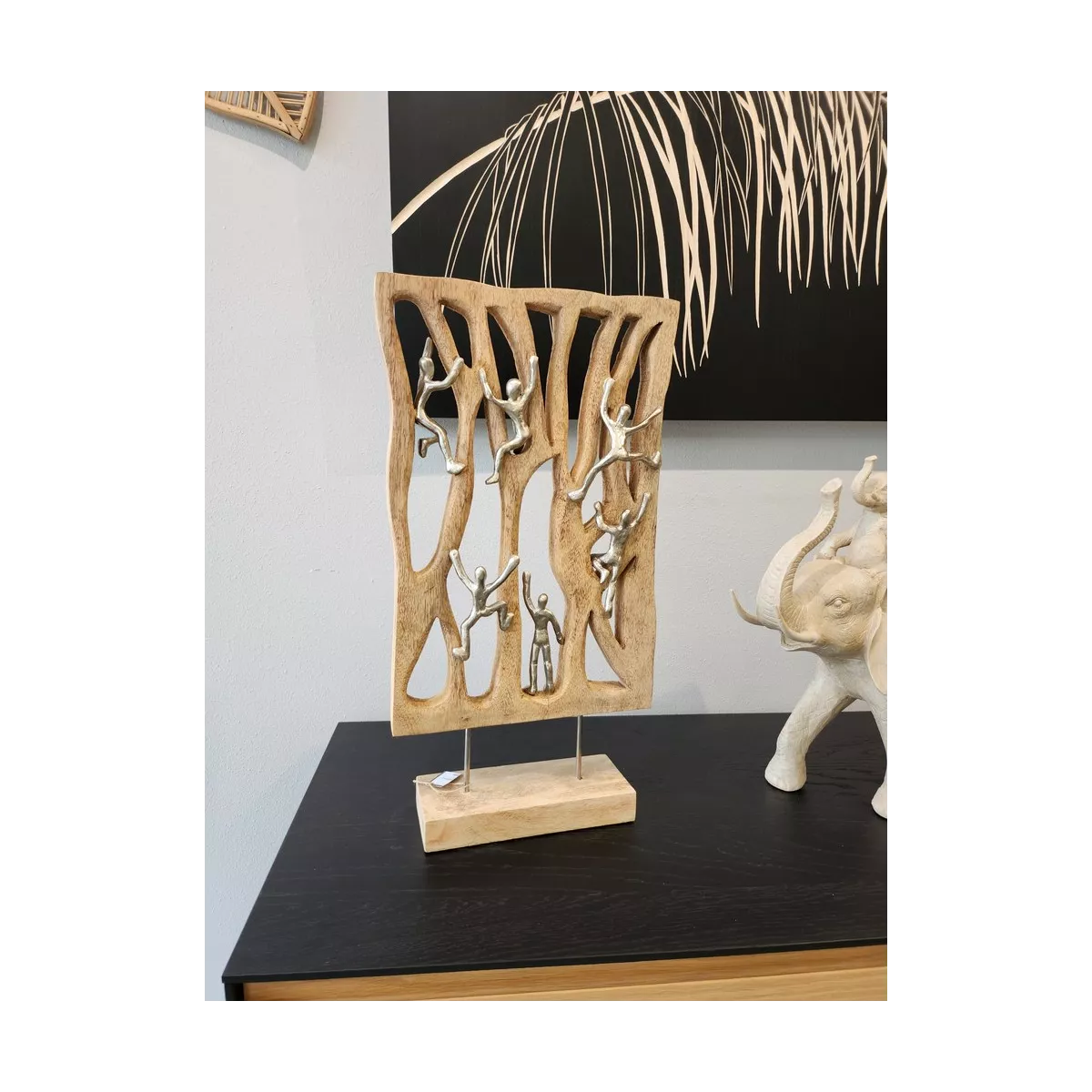 Sculpture 6 grimpeurs