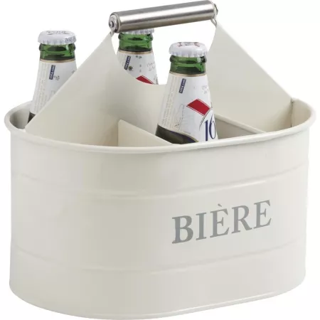 porte bouteilles de bière en métal
