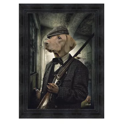 Tableau Binet Chien Chasseur