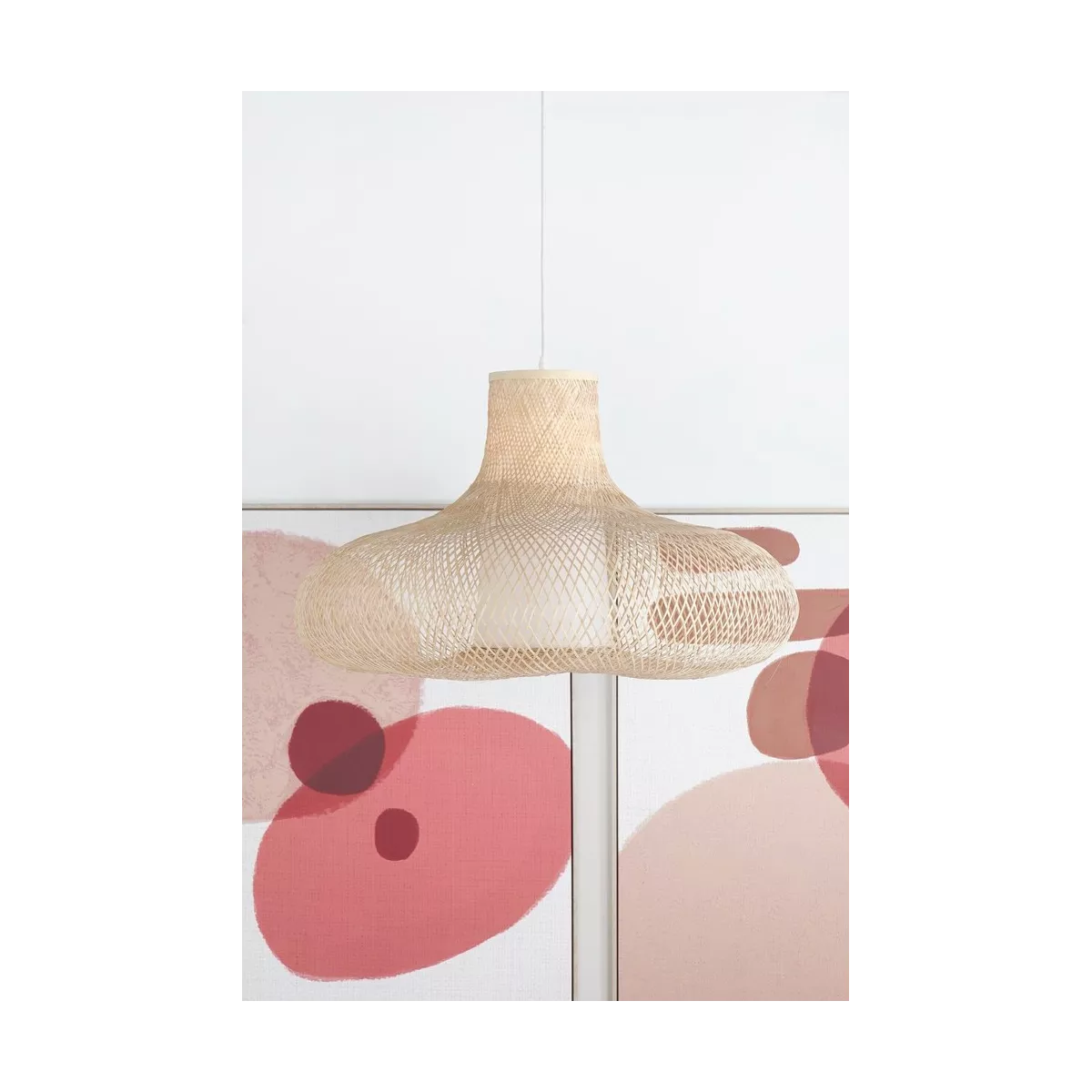 Suspension en Bambou 75x75