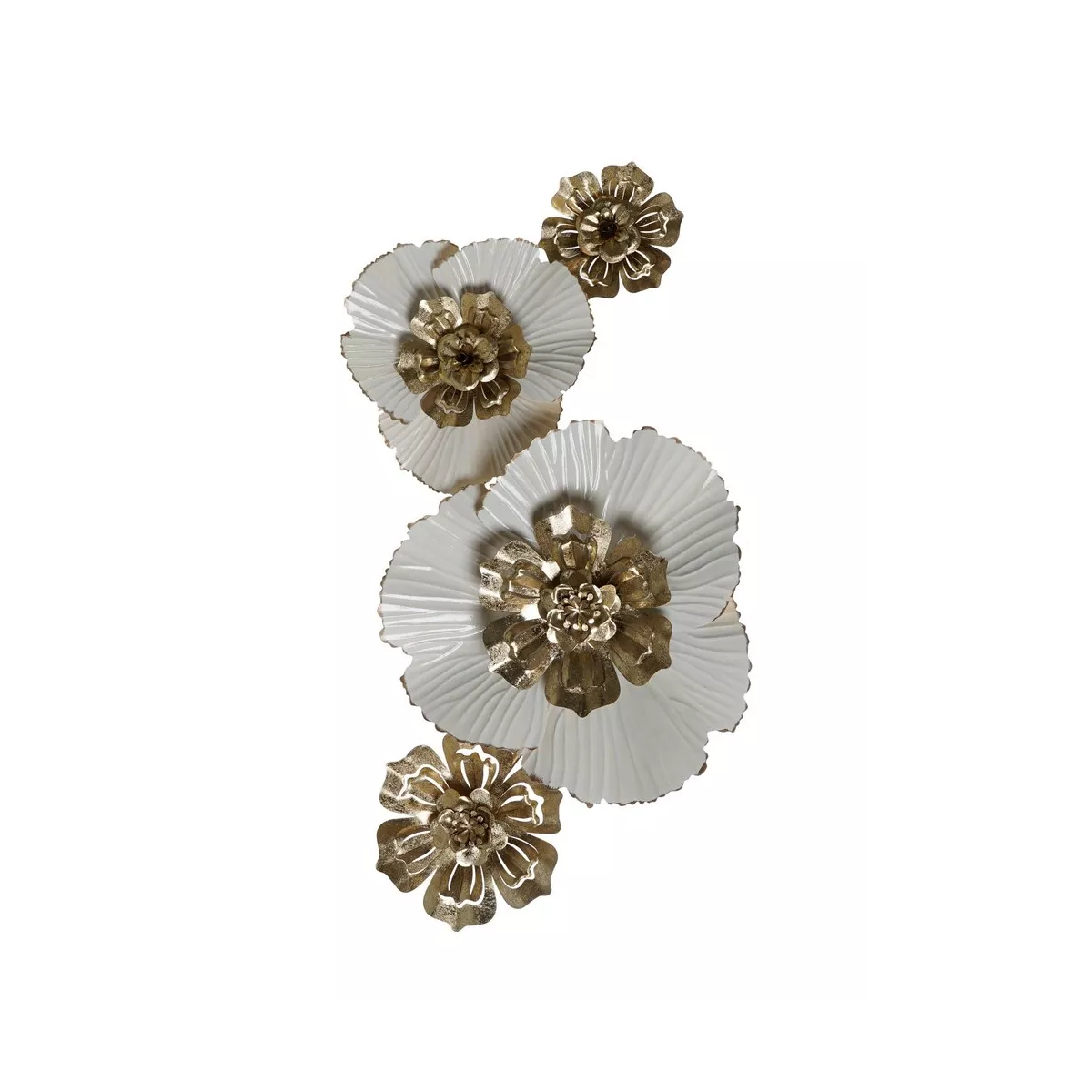 Décoration Murale Fleurs Blanches 93x54