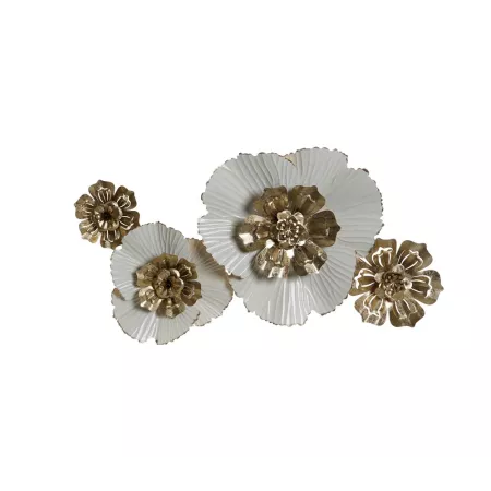Décoration Murale Fleurs Blanches 93x54