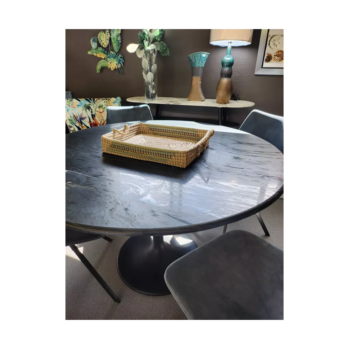 Plateau en Jonc 45x35