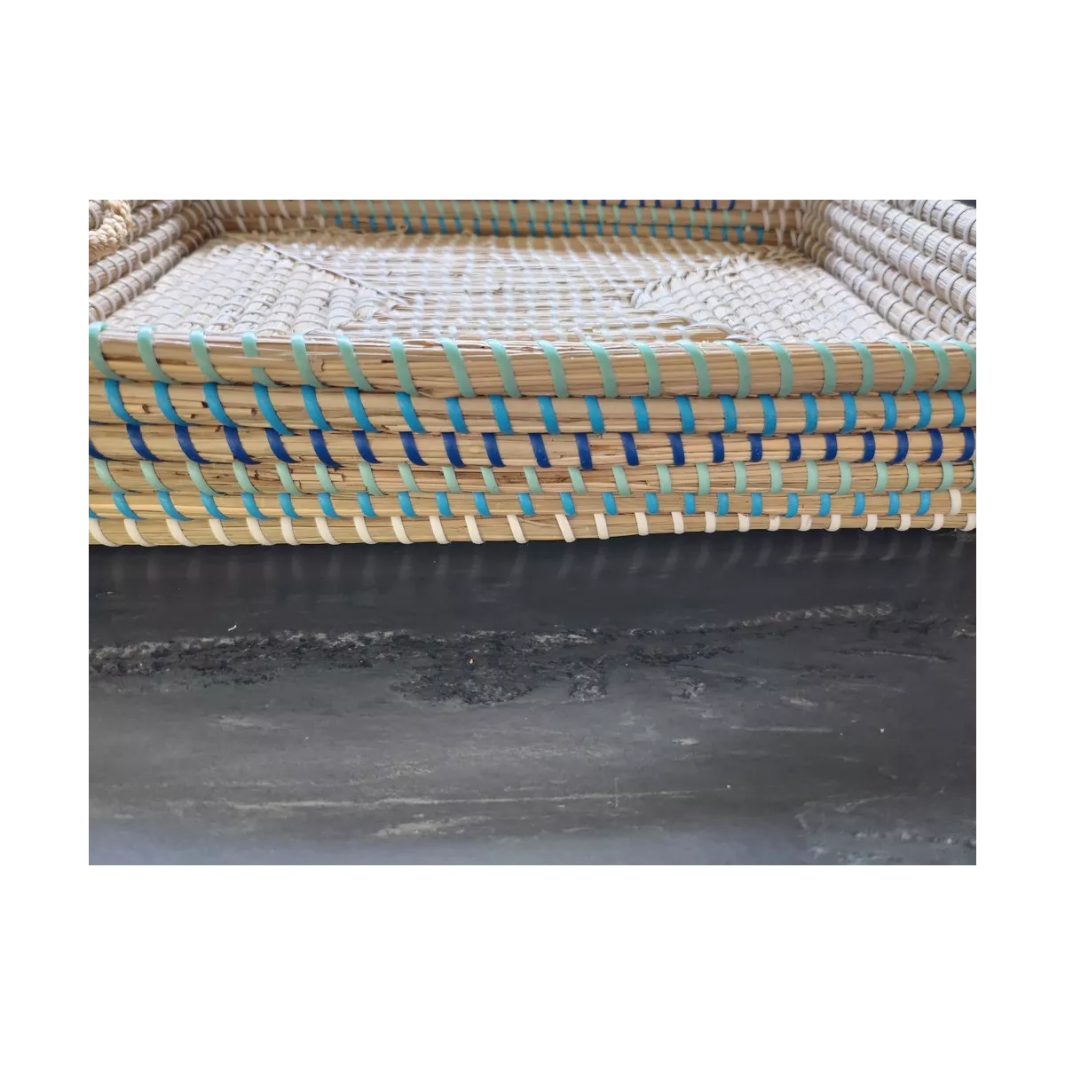 Plateau en Jonc 50x40
