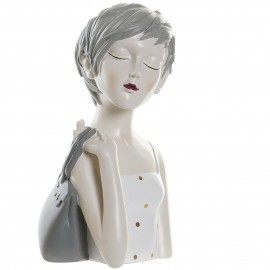 Figurine Lady avec sac à main H.27cm