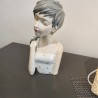 Figurine Lady avec sac à main H.27cm