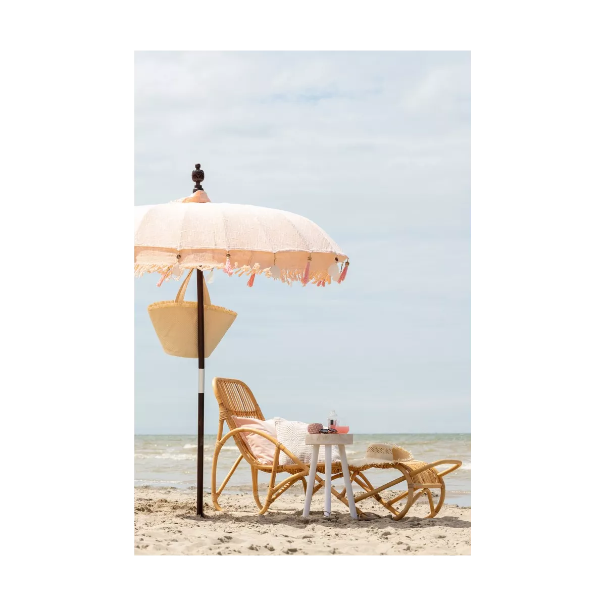 Chaise Longue en Rotin Elsa