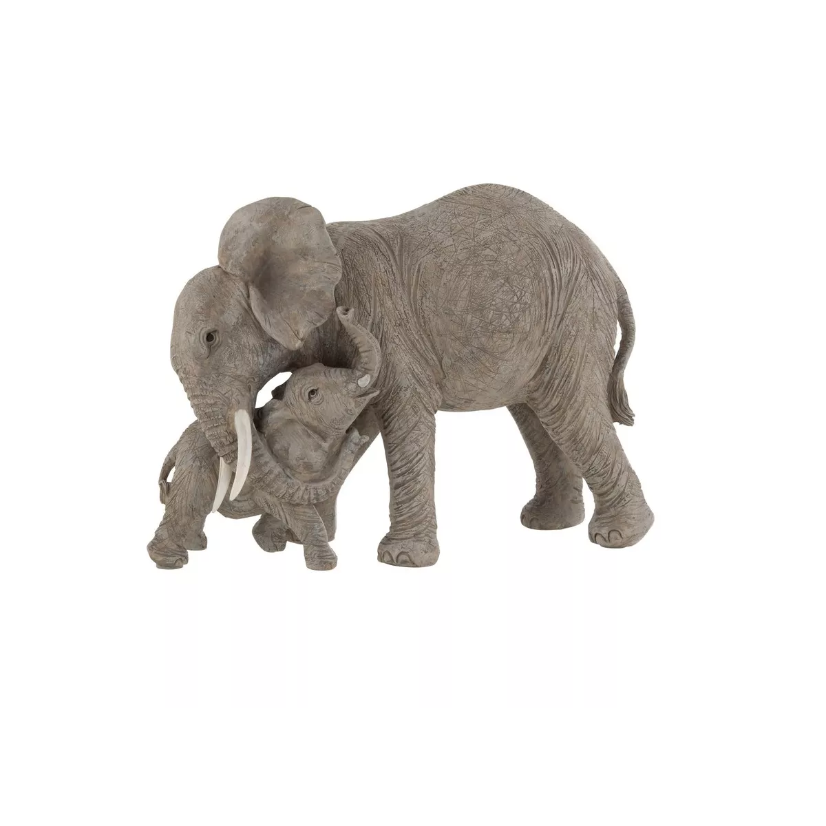 Eléphants gris Calin 29x21