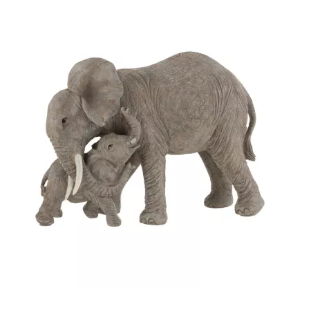 Eléphants gris Calin 29x21