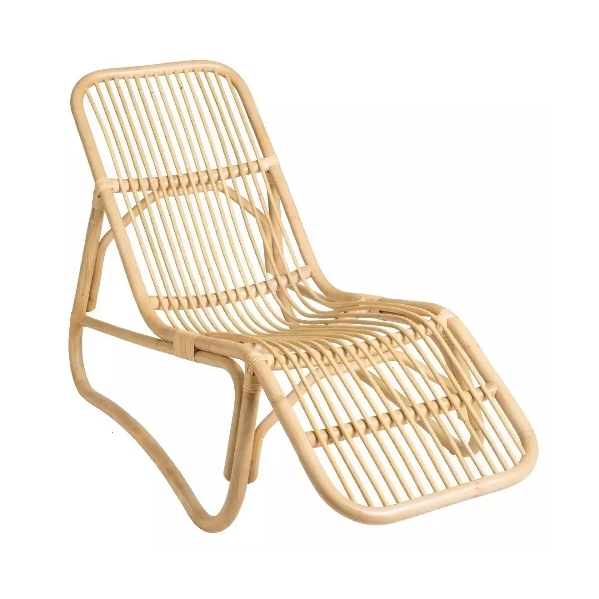 Chaise Longue en Rotin Bahia