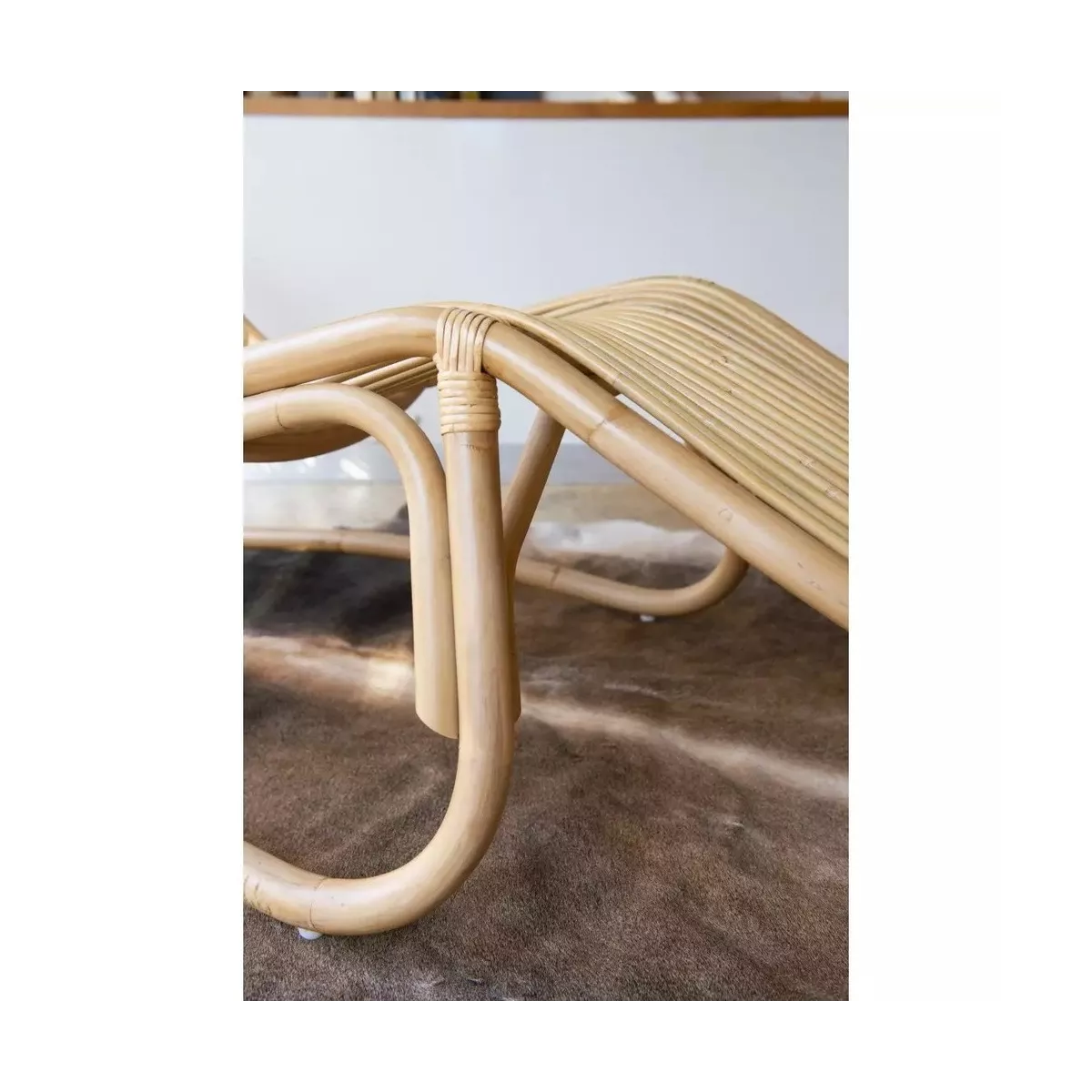 Chaise Longue en Rotin Bahia