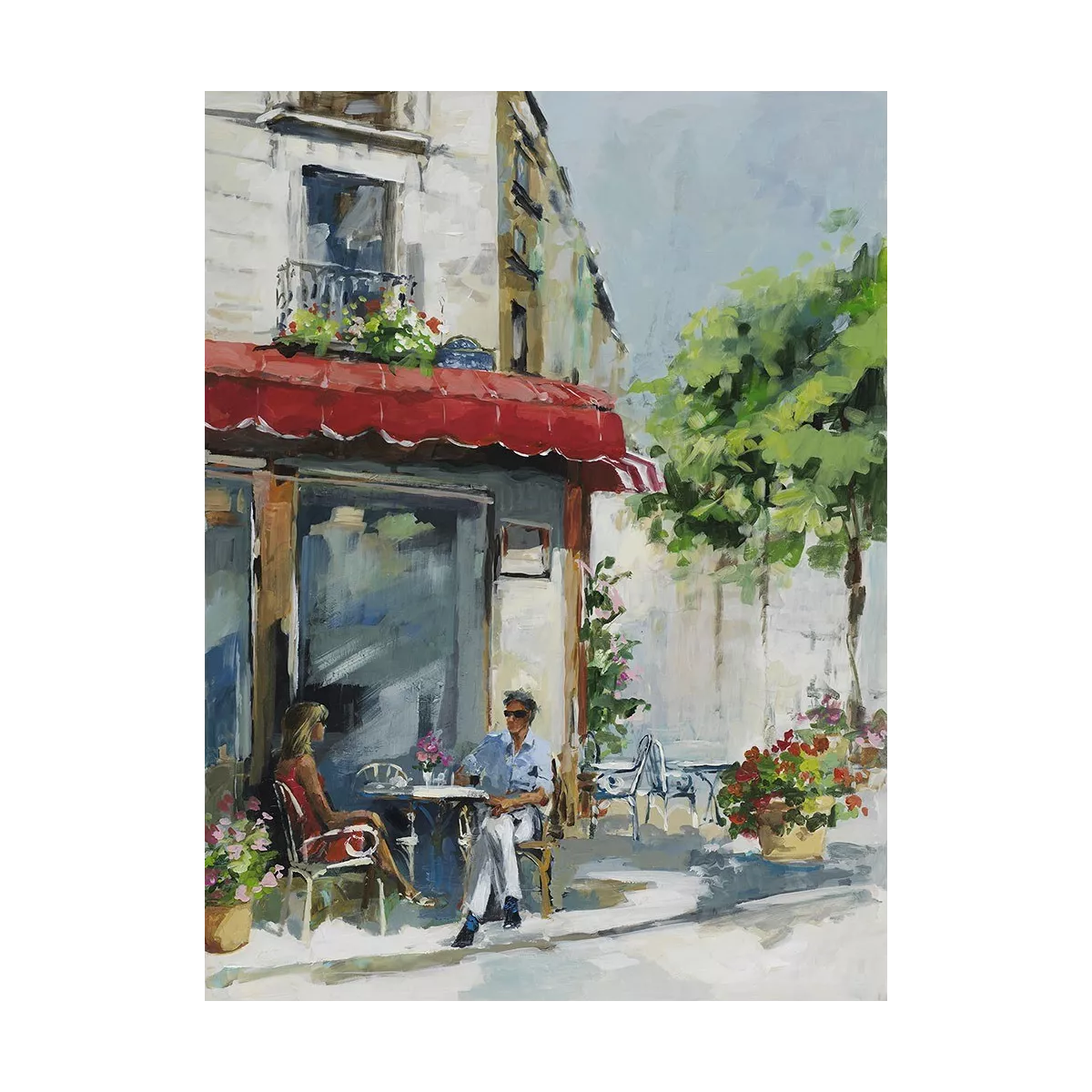 Tableau  Rendez-vous au café 60x80
