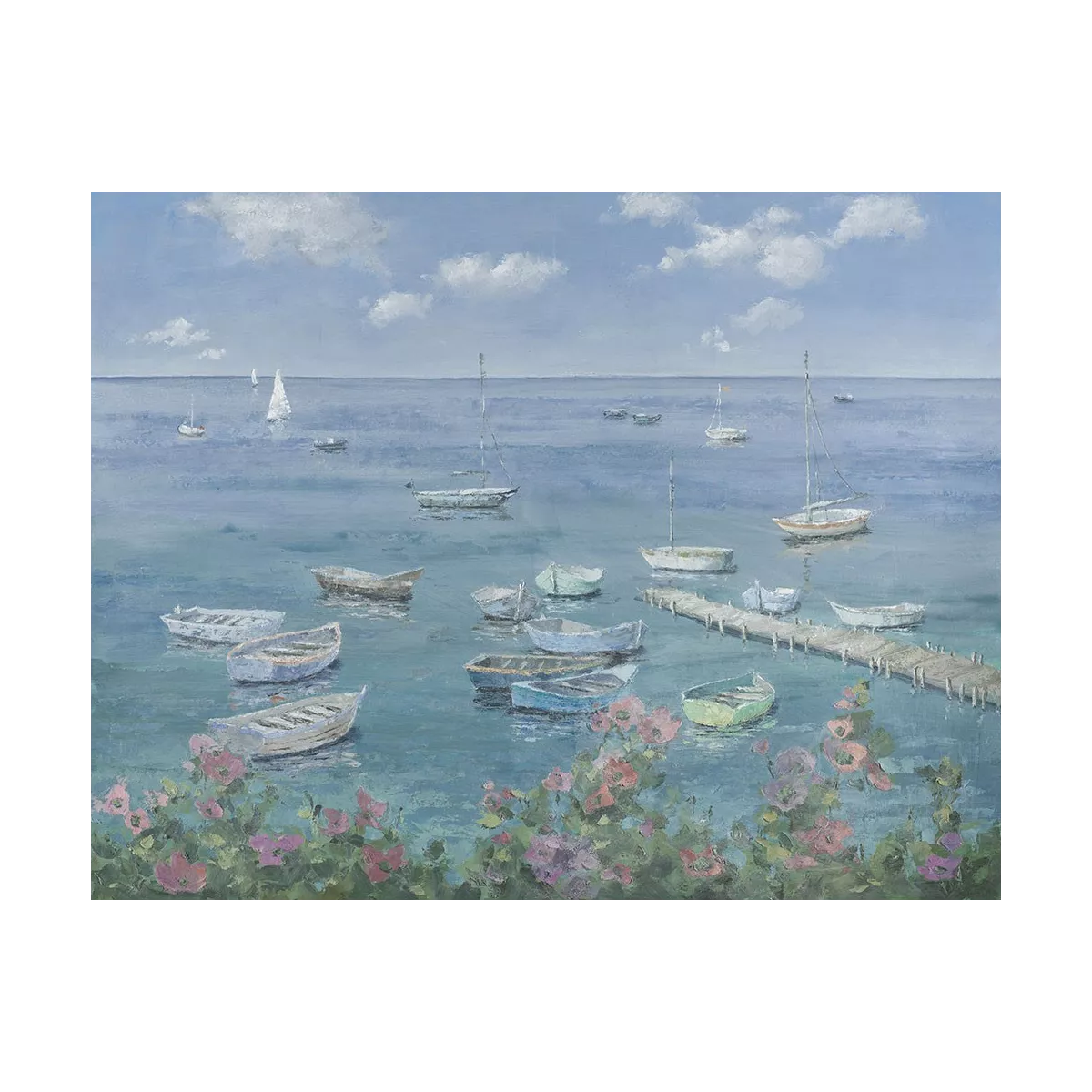Tableau Une Baie en Eté 90x70