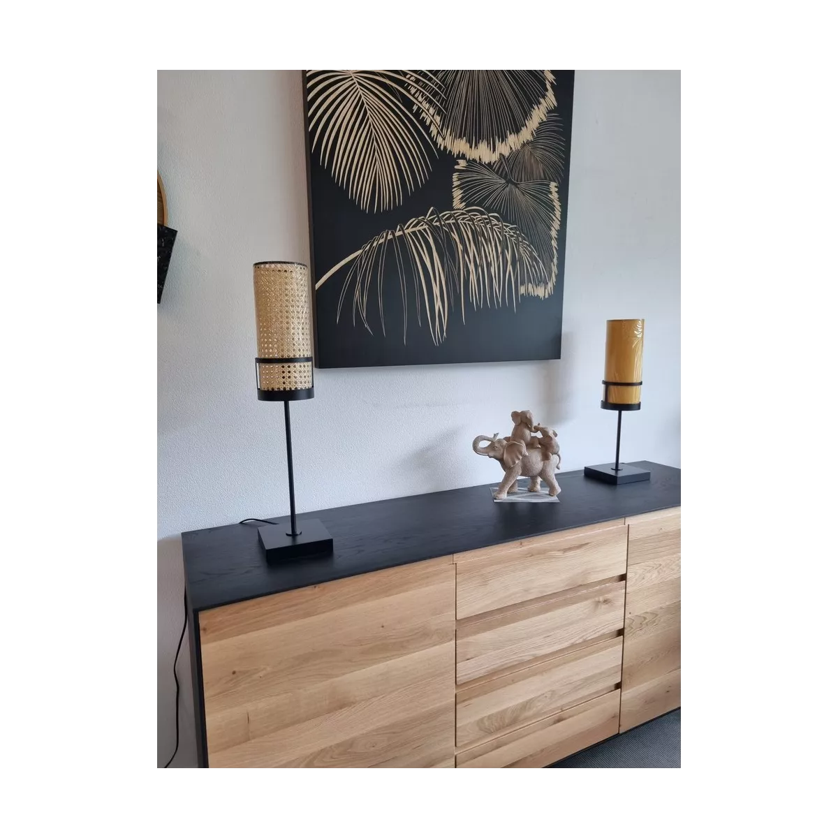 Lampe Sixtyone h 60 Safran