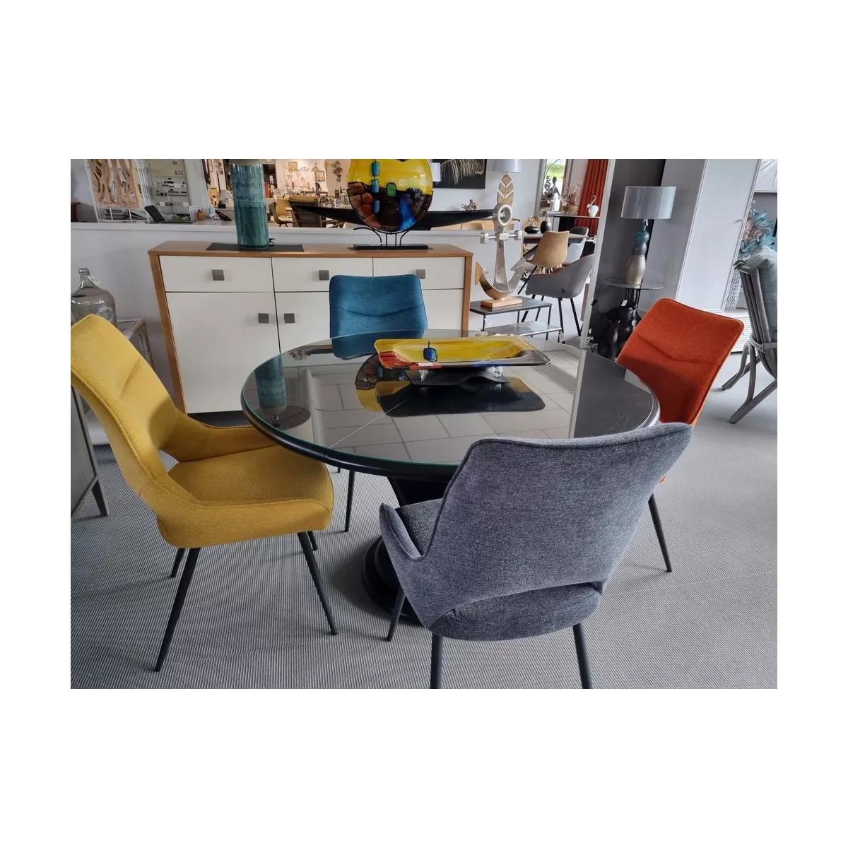 Chaise Safran Bleu