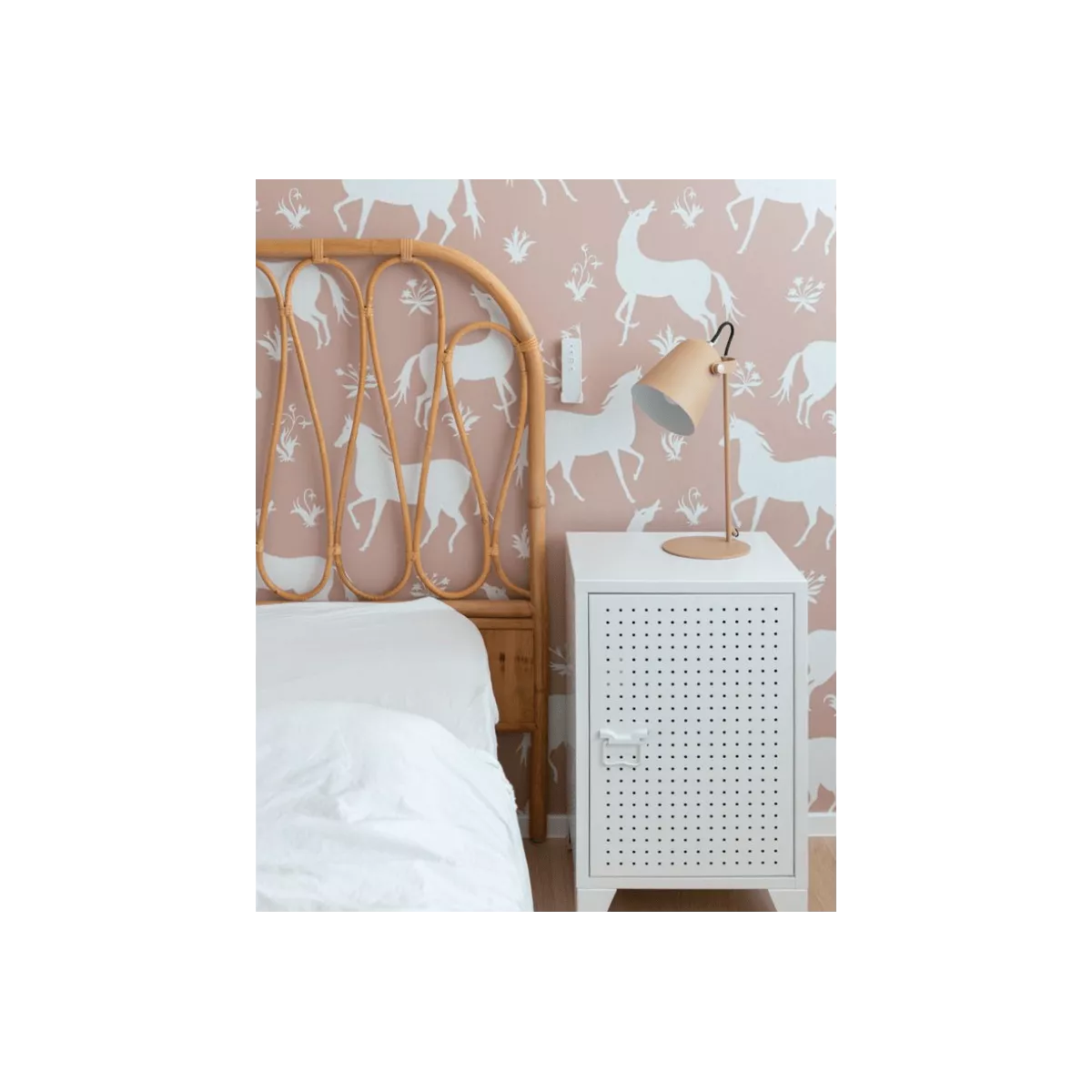 Tête de Lit Vintage en Rotin