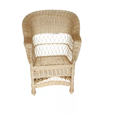 Fauteuil Capaud en osier Naturel