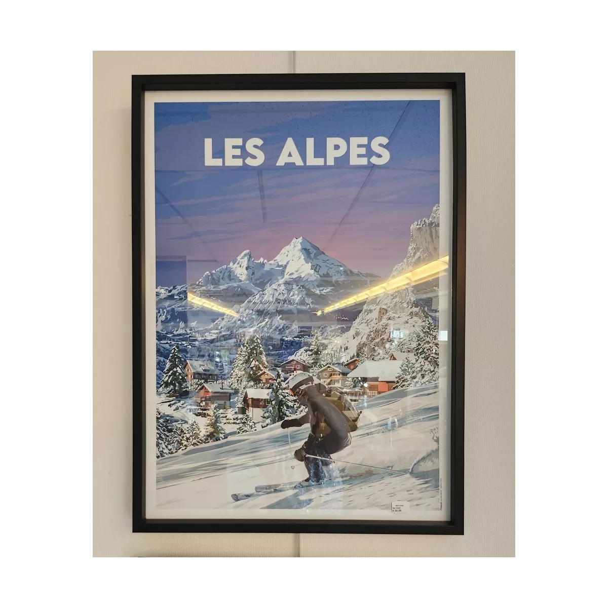 Tableau Poster Les Alpes 50x70