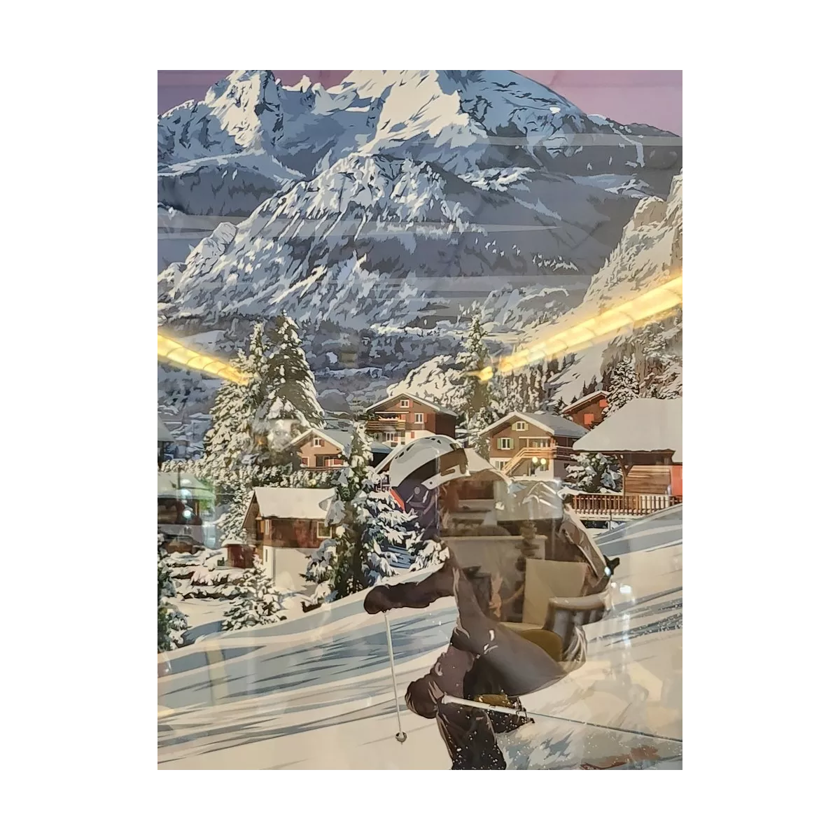 Tableau Poster Les Alpes 50x70