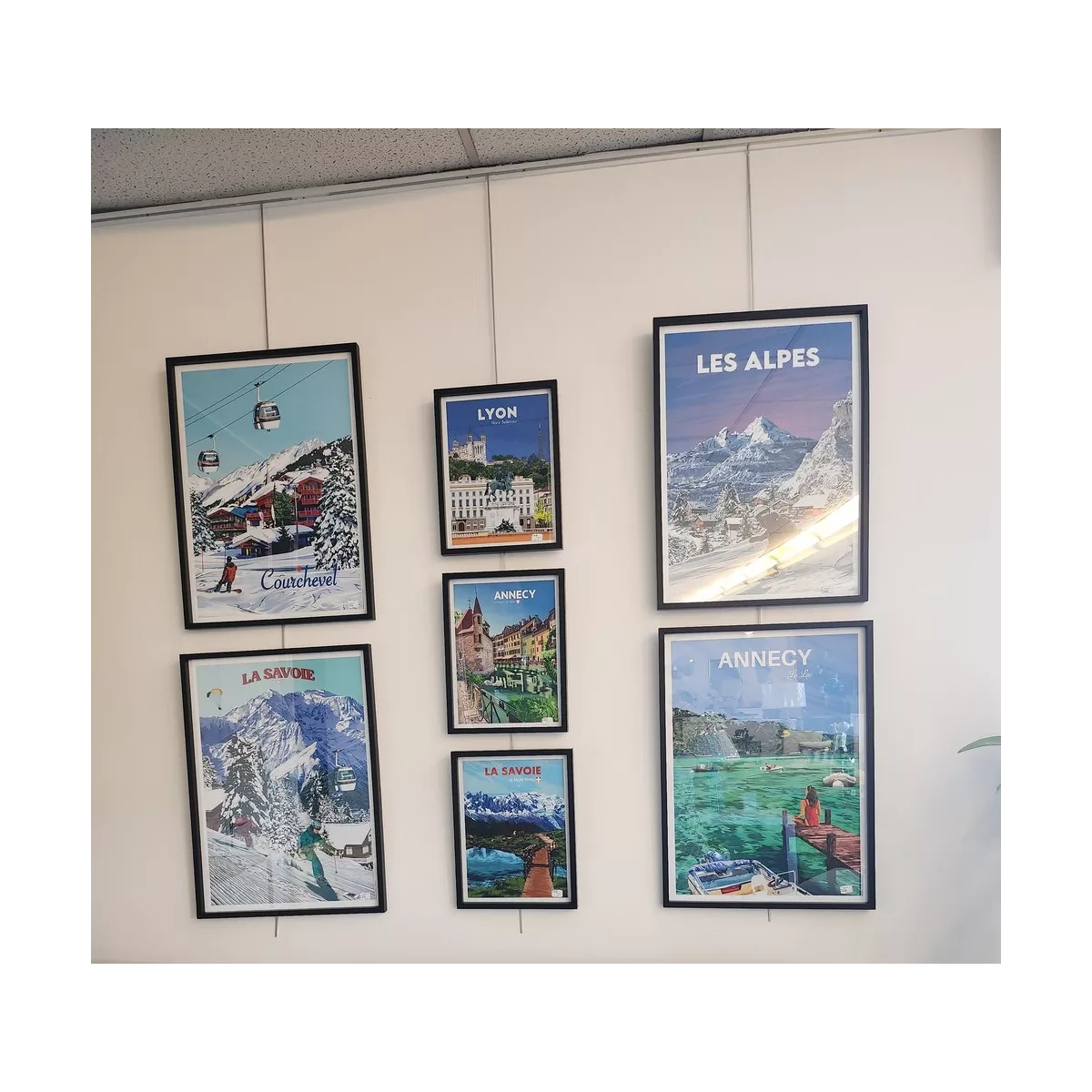 Tableau Poster Savoie Eté 30x40