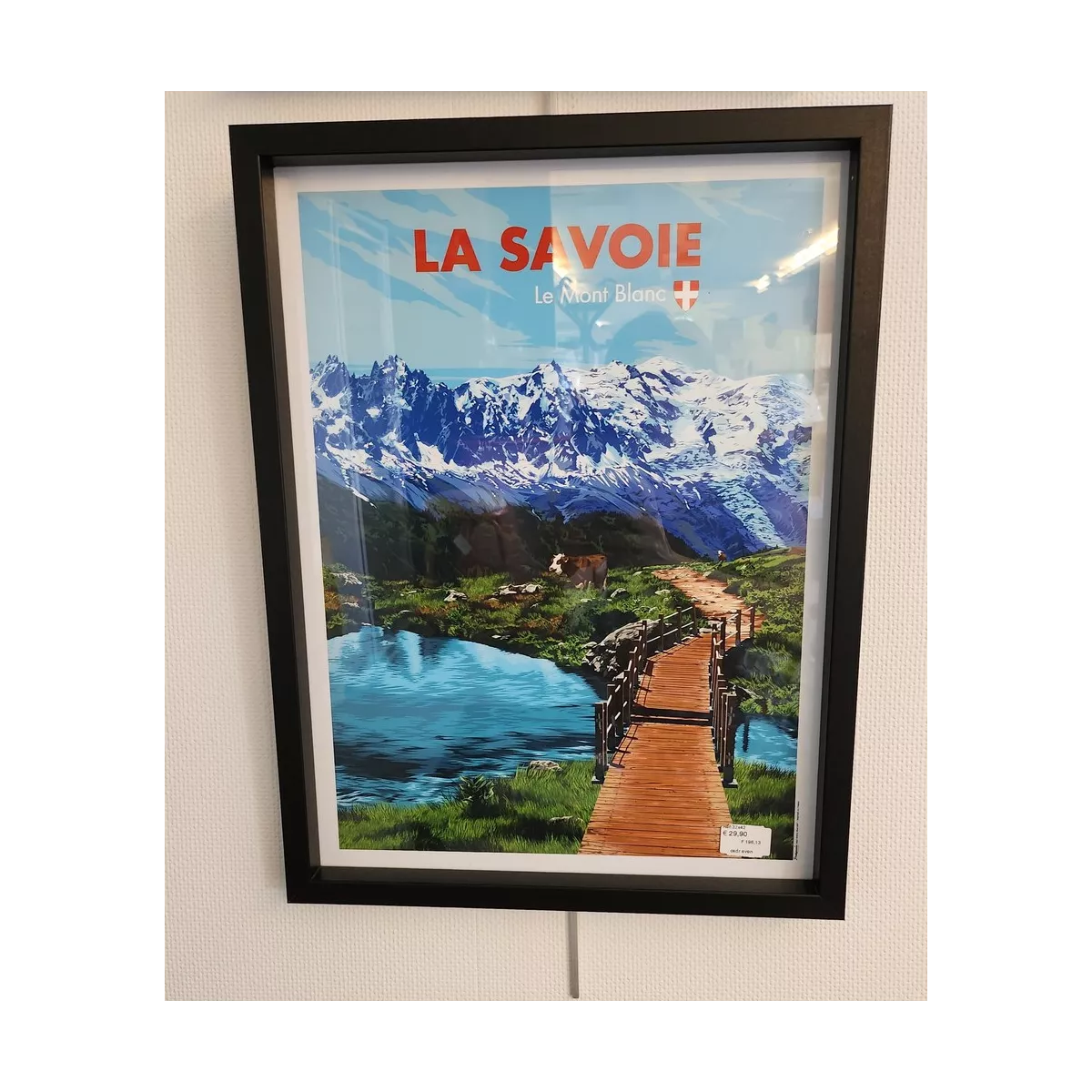 Tableau Poster Savoie Eté 30x40