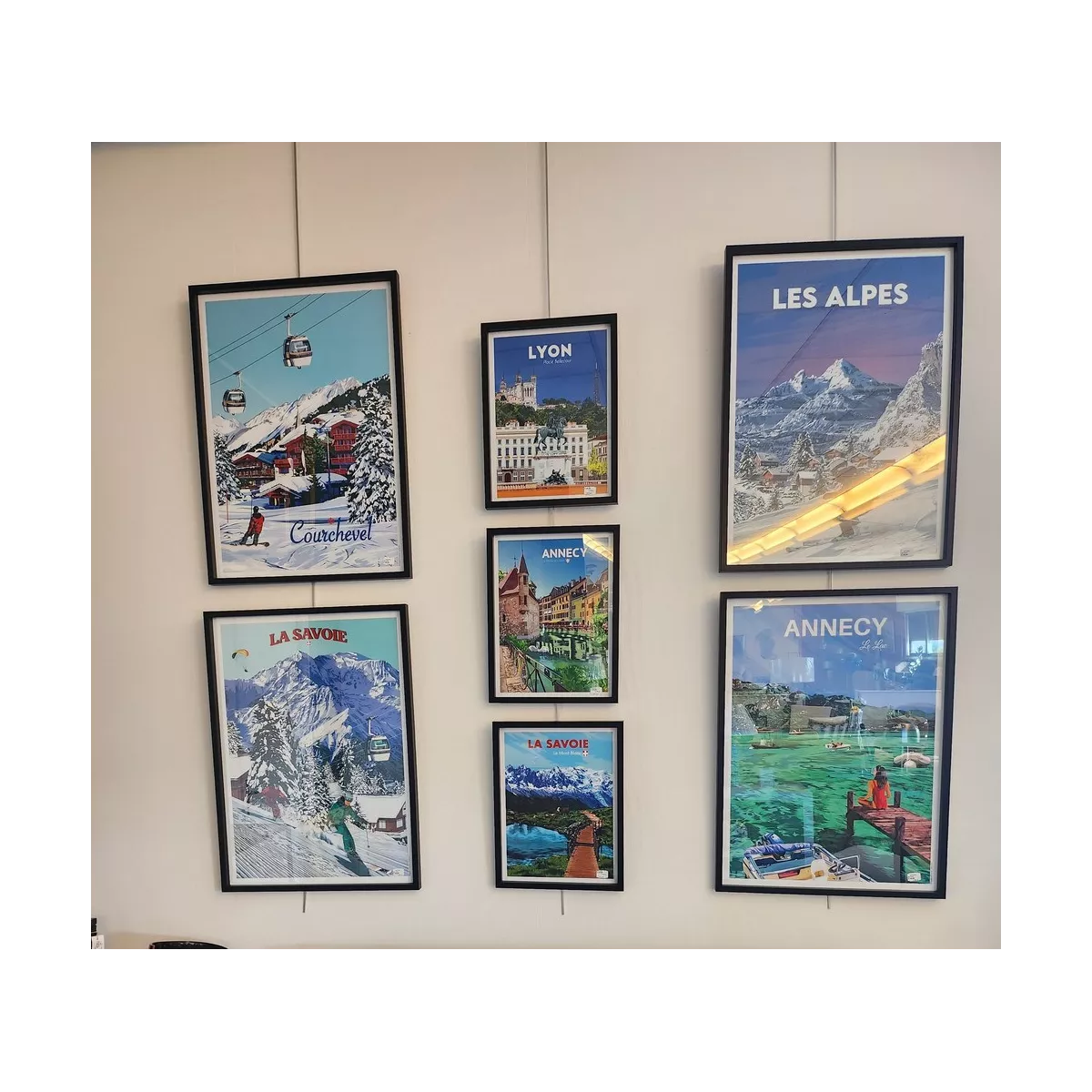 Tableau Poster Couchevel 50x70