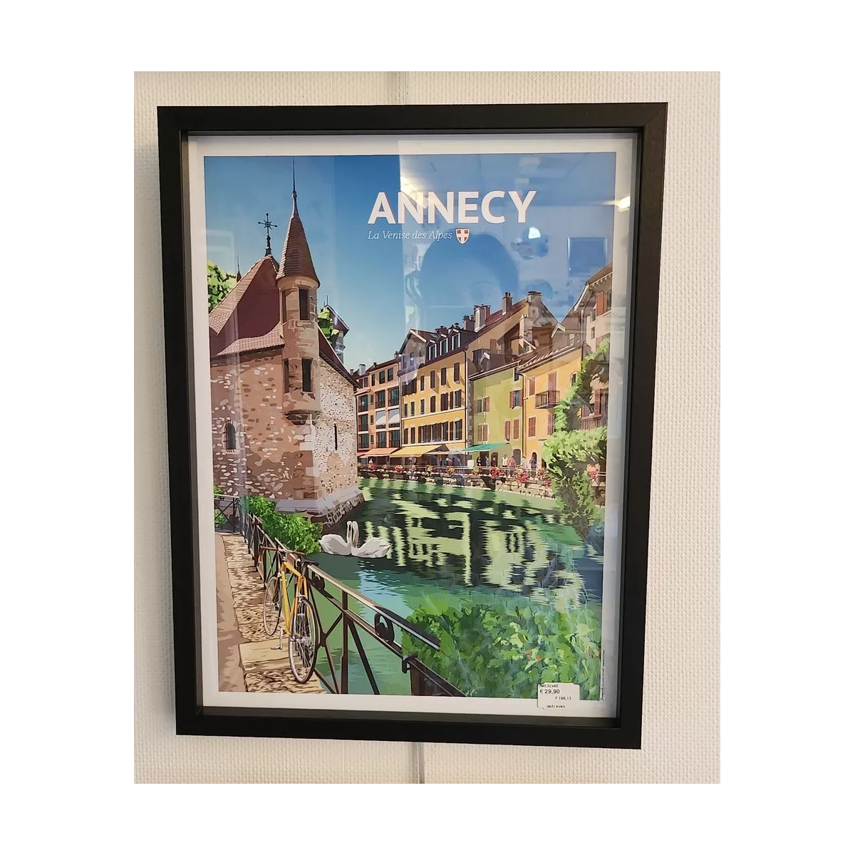 Tableau Poster Annecy Eté 30x40