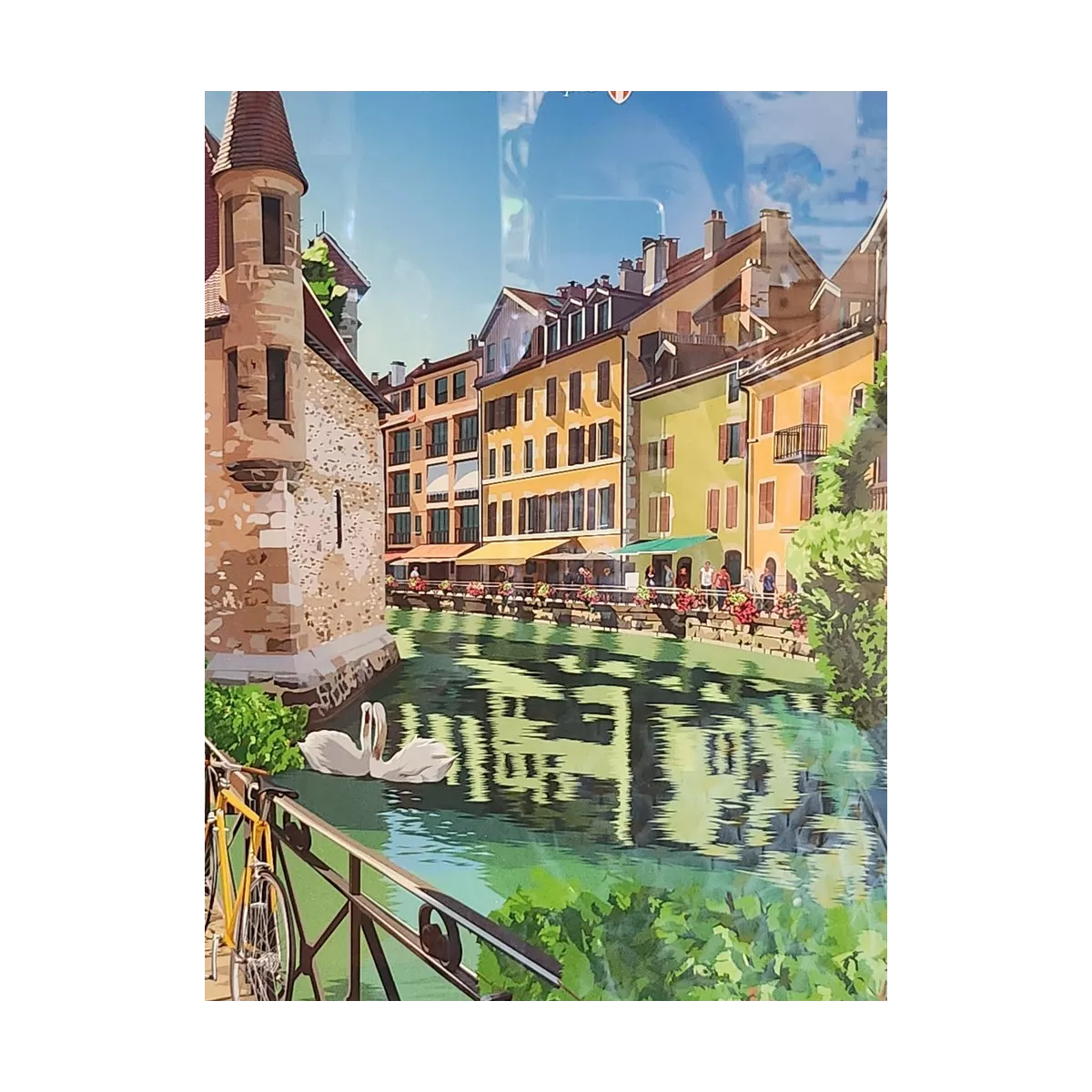 Tableau Poster Annecy Eté 30x40