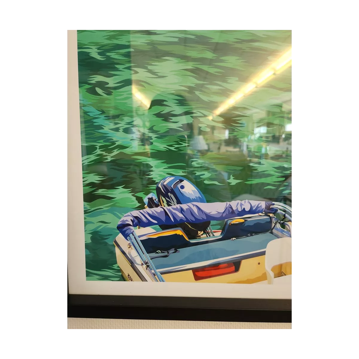 Tableau Poster Lac d'Annecy 50x70