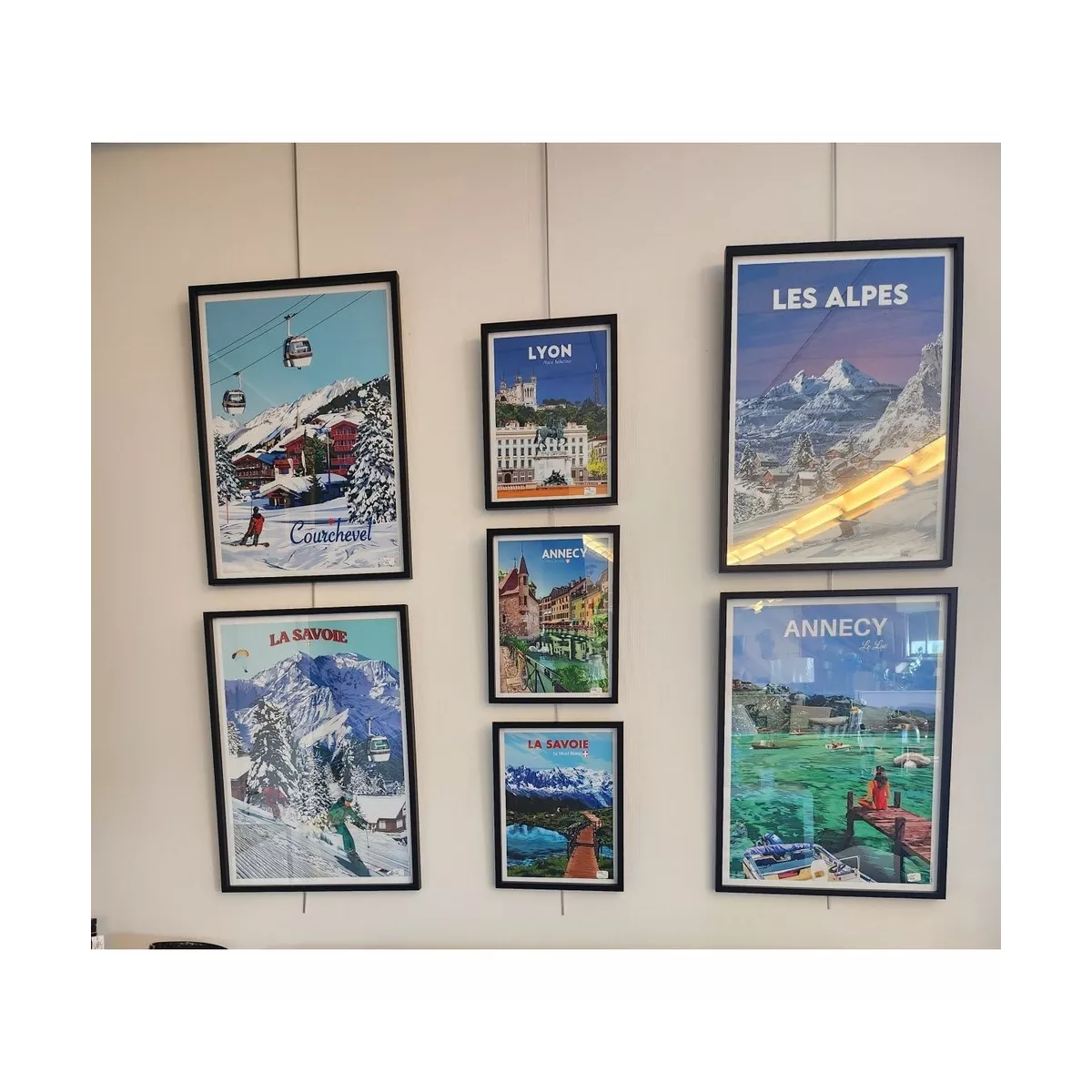 Tableau Poster Lac d'Annecy 50x70